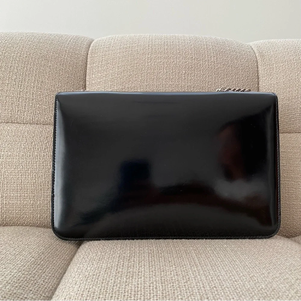 GUCCI GG Interlocking shoulder in black leather Medium size - Picture 2 of 15